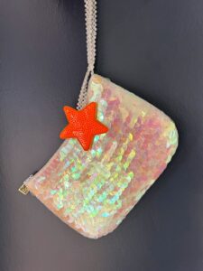 Pochette paillettes be-star